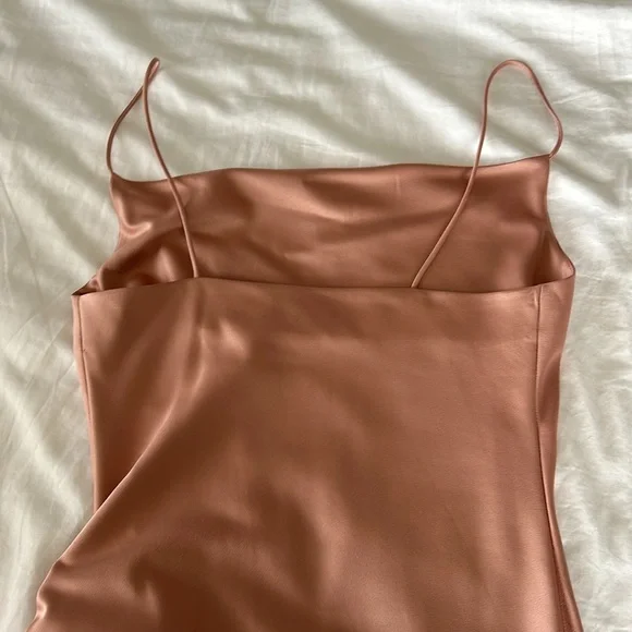Topshop Slip Dress with Ruching - Picture 3 of 5